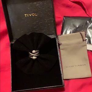 David Yurman Renaissance Teardrop Diamond Ring